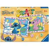 Ravensburger Malen nach Zahlen Set Stitch & Angel - kreatives Spielzeug