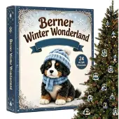 Merkloos Adventskalender mit Hunde-Motiv