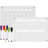 Merkloos Magnetischer Acryl-Wandkalender, 29,7 x 21 cm
