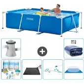 Intex Rechteckiger Frame Pool - 260x160x65 cm - 7-teilig S20032