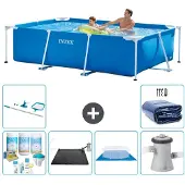Intex Rechteckiger Frame Pool - 260x160x65 cm - 7-teilig S20031