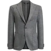 BOSS Fein gemusterter Slim-Fit Blazer aus italienischem Jersey Grösse 48