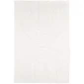 FRAAI Hochflor Teppich | Carvy Arches Creme | 140x200cm | Creme | Baumwolle | Rechteckig