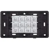 Aten 12-Tasten Netzwerk Remote Pad (EU, 2 Gang), Fernbedienung, Weiß, 10,100 Mbit/s, VP2730, Kunststoff, Kabelgebunden