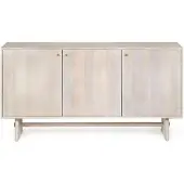 Natur24 Sideboard Elisaheva 150 x 45 x 80 cm Mangoholz MDF Weiß