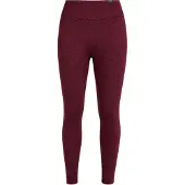 SMILODOX LEO Leggings Velvara in Rot Leo | Gr.: M