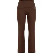 SMILODOX Schlaghose Leggings Florea in Braun | Gr.: XS