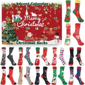 Merkloos Adventskalender mit Weihnachtssocken