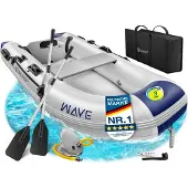 Kesser Schlauchboot für 2 Personen, motorisierbar, aufblasbares Paddelboot