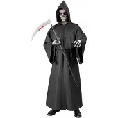 Widmann Sensemann Herrenkostüm Robe mit Kapuze, Gürtel