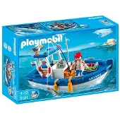 Playmobil Fisherman with Boat, Multi