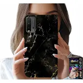 Inny producent Hülle für Xiaomi Redmi 9T – Elegante Designs mit Steinoptik