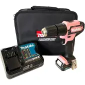 Makita HP333DSAP1, Elektrischer Schraubendreher, Pistolengriff, 1/2", Schwarz, Pink, 1700 RPM, 450 RPM