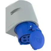 Pce 114-9tt CEE-Wandsteckdose 16A 4p 9h IP44 TT 1149tt