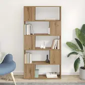 Merkloos Moderner TV-Schrank mit Stauraum in braunem Holz