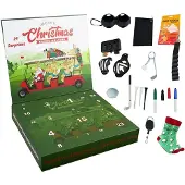 Merkloos Adventskalender mit 24 Sportartikeln für Weihnachten