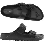 Original Brands Holster Holster Sundreamer Vegane Damen-Pantoletten SCHWARZ 39