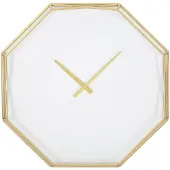 Mauro Ferretti Wanduhr achteckig im Glamour-Stil, Ø 56 cm