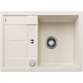 OEM Granit-Spüle Silgranit Softweiß 45 cm Unterschrank reversibel