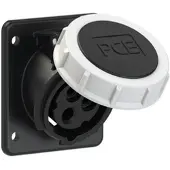 Pce 4132-7f87 CEE-Anbausteckdose schräg (75x85mm) 16A 3p 7h IP67 41327f87