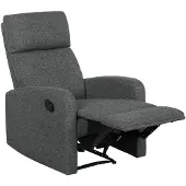 HOMCOM Relaxsessel Fernsehsessel Liegesessel mit Liegefunktion, Chenille-Optik