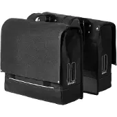 Basil Urban Fold Double Fahrradgepäcktasche für den Gepäckträger schwarz
