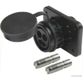 Herth+Buss HERTH&BUSS Steckdose, 2-polig, 24 V schwarz - 51305750 - schwarz