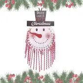 Dripio Weihnachts-Countdown-Tafel aus Holz, Schneemann-Design, 24 Stäbe