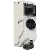 Pce 7624-7 CEE-Steckdose abschaltbar DIN 32A 4p 7h IP44/IP54 76247