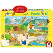 Schmidt Spiele Kinderpuzzle Die Maus Im Zoo, Kinder Puzzle, Legespiel, Ab 5 Jahre, 56349
