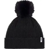 Colmar - Fleece-gefütterte Bommelmütze - Ladies Hat Ski Black für Damen - schwarz