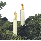 Hellum Lichterkette Riffelkerz.klar Innen 20tlg; 812046