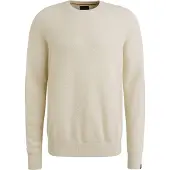 PME Legend Strukturpullover Ecru - XXL