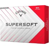 Callaway Golfbälle Supersoft Matt - 12er Pack , rot