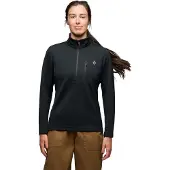 Black Diamond W Diverge Half Zip Jacket black (0002) XSM