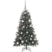 Selius Weihnachtsbaum – Künstlicher Weihnachtsbaum – Fichtentanne – Grün, PVC – 120 cm – Inklusive Fuß