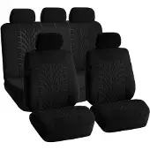 FH GROUP Autositzbezüge, komplettes Set, Premium-Stoff, universelle Passform, Au