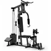 Selius Kompaktes Krafttrainingsgerät – 100 kg Gewichtsstapel – Stahlrahmen – Ganzkörpertraining