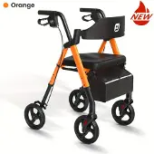 Selius Rollator – Gehhilfe – Leichtgewichtiger Rollator – Aluminium