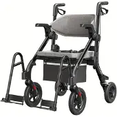 Selius Rollator – Gehhilfe – Mobilitätshilfe – Gehstöcke – Transportstuhl – Leicht und faltbar