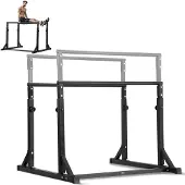 Selius Dip-Stange – Dip-Station – Kraftstation – Parallelstangen – Verstellbare Höhe – Sehr stabiler Stahl – 363 kg