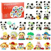 OCreon Adventskalender 2026 für Kinder: Mini-Bausteine – Panda