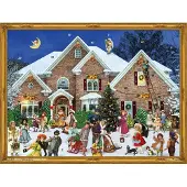 OCreon Adventskalender im viktorianischen Stil: Papier-Adventskalender