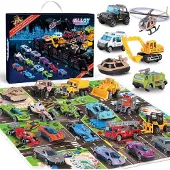 OCreon Adventskalender mit 24 Spielzeugen für Jungen