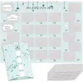 OCreon Adventskalender zum Abkratzen – "Ich liebe dich" – Partner-Adventskalender 2024 – Adventskalender für Weihnachten