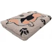 Buba CORGI01 Antirutsch Hundebett 150x100 cm Beige