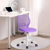 FURNITURER Kinder Schreibtischstuhl, höhenverstellbarer Drehstuhl mit kleinem Lo