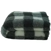 Buba DRY BED 28mm rutschfestes Hundebett Karo weiß-schwarz