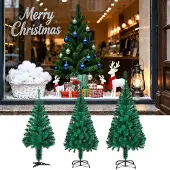 TANYEAR Weihnachtsbaum Künstlicher Tannenbaum 180cm Dekobaum Weihnachtsdeko Grün