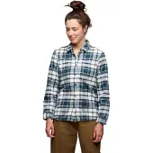 Black Diamond W Project Flannel midnight blue-chalk (9797) LRG